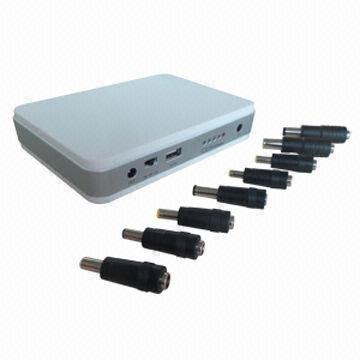 China Portable Notebook Power Bank, 20,000mAh, DC 14V/1A Input, USB 5V/2A, DC 12/16/19 V/4A Max Output for sale