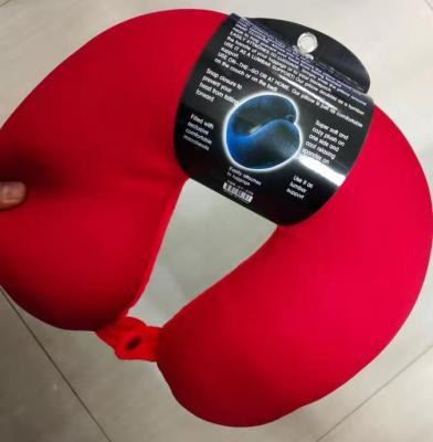 China Anti-Static Office Sleep Napping Cushion Custom Design U Shape Soft Neck Rest Memory Foam Travel Neck Pillow For Airplane for sale