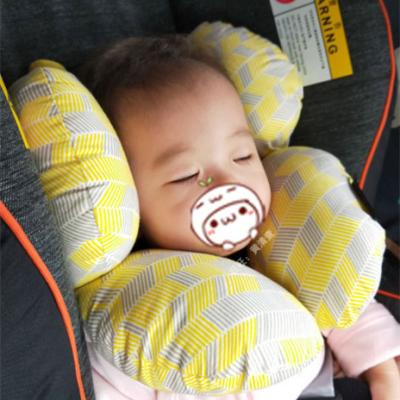 China High Quality Car Cervical Sleep Neck Pillow Sleeping Baby Carriage Butterfly Shape U Head Pillow Protect The Baby for sale