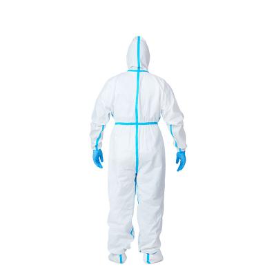 China Wholesale protective pp and pe material high quality white antistatic breathable workwear for sale