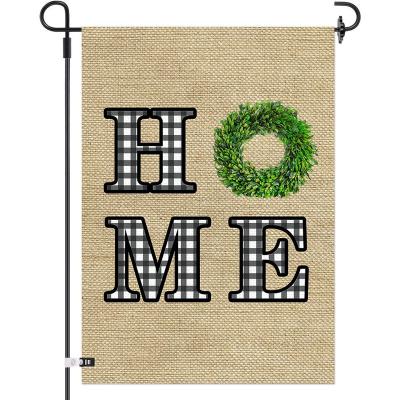 China FLYING Garden Flag Welcome Double Sided Summer 12.5x18 Fall Holiday Farmhouse Burlap Outdoor Yard Decor Seasonal Home Flag Signs for sale