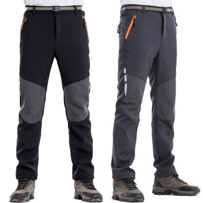 China Breathable Men's Shell Windproof Pants Outdoor Hiking Softshell , Warm Climbing Pants for sale