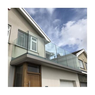 China Modern brand new frameless glass balcony railing for wholesales for sale