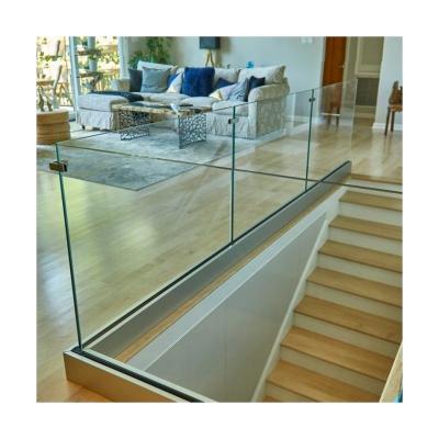 China Modern brand new decking glass balustrade stairs with high quality for sale