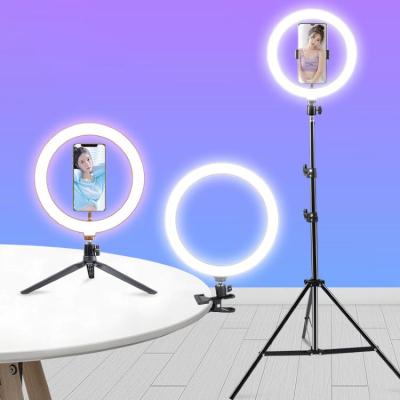 China Makeup Ring Light Led 6 8 10 12 14 18 Inch Dimmable Fill Light 10 Level 3000K-6000K Live Lamp Ring Light With Represent Make Up Living Vedio for sale