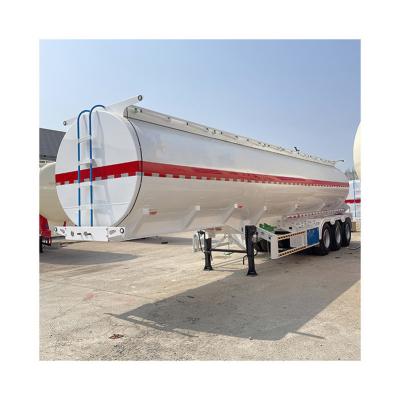 China 45000Liters 3 Axle Fuel Tank Trailer Chemical Liquid Tanker Trailer for Truck in Africa for sale