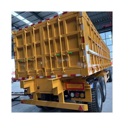 China 40T Max Payload Hydraulic Tipping Trailer for Affordable Agricultural Needs for sale