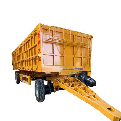 China Manufacturing Steel Towing Dolly Flatbed Semi Trailer for Truck Support Customization for sale