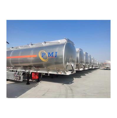 China 50000L Oliebrandstof/watertanker aanhangwagenophanging Mechanische ophanging/luchtophanging Te koop