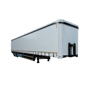 Cina 40 ft Van Box isolata Reefer Semi-Retrailer Side Curtain Truck Trailer con sospensione ad aria in vendita