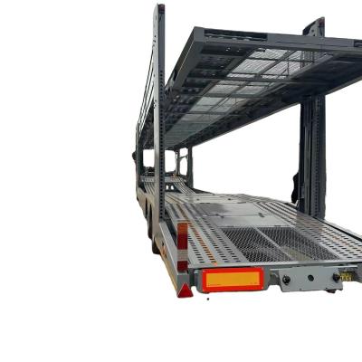 China Steel Semi-Trailer Transport Car Double Deck Carrier Semi Trailers with Semi-Trailer for sale