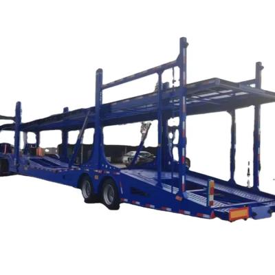 China Mechanical Suspension Car Carrying Semi-trailer for 3 Axles Car Transport Semi Trailer for sale