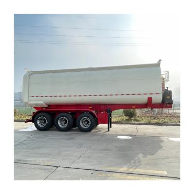 China High Speed Semi-Trailer For Professional Rear Rollover Pull Sand And Gravel for sale