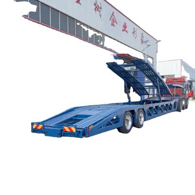 China Customizable 2 Axles 3 Axles Car Transport Semi-Trailer Transport Car Double Deck Carrier Semi Trailers Truck Max Payload 40T for sale