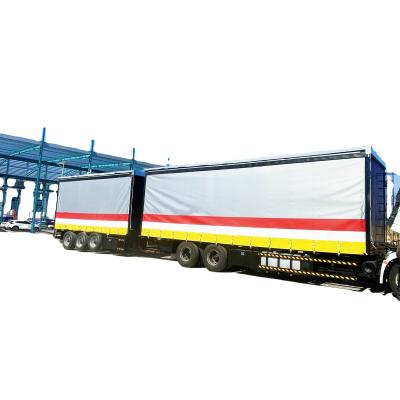 Cina Treno B 3 assi 40ft Curtainsider rimorchio con carico massimo 30000 kg 14000*2480*1260mm in vendita