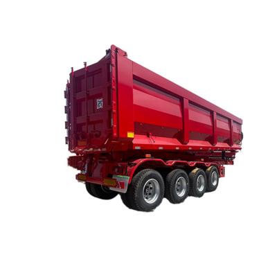 China Travel Trailer Huaxiang Semi Trailer Tipper Dump 3 Axels 25M3 with Customizable Design for sale