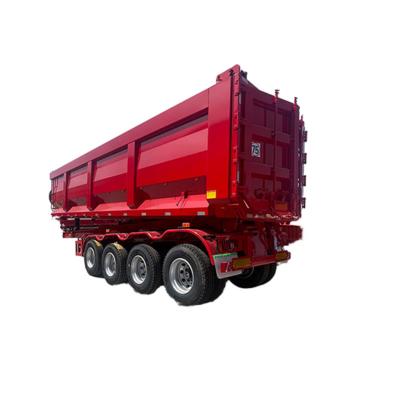 China Steel Tipper Trailer 40-80Tons Dump Trailer 3 Axle 4 Axle for Large Capacity Hauling for sale