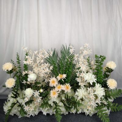 China Direct pixel fabric plant simulation flower artificial flower row for layout road approach runway decoration wedding wedding decor for sale