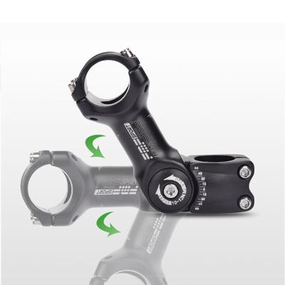 China For High Quality Newest Mountain Bike Bicycle Accessories Stem 25.4/31.8mm Aluminum Alloy Grip Bicycle Parts Adjustable Stem Riser for sale