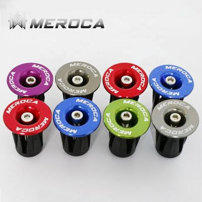 China MEROCA 2PCS MTB Road Mountain Bike Ultralight Bar Ends Plugs Aluminum Alloy Lock Bicycle Handlebar Mounts for sale