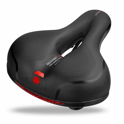 China ORIGINAL DESIGN wide cover bicycle thick seat mountain bike saddle with good leather material for men bike for sale