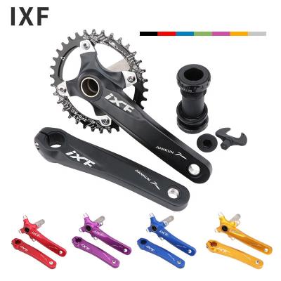 China BMX IXF 104BCD Bicycle Crank And Sprocket Arm 170mm 32/34/36/38T MTB/Road Bike Crankset With Bottom Bracket for sale