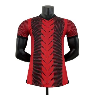 China 2023-2324 New Season Quick-drying High Quality Breathable New Season Football Club Player Red Soccer Jersey for sale