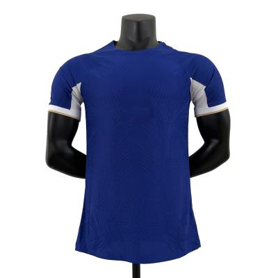 China Shirts & Tops wholesale new season 23-24 season soccer clothing blue sportswear high quality breathable quick-drying football club for sale