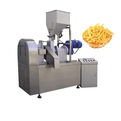 China Full Automatic Kurkure Cheetos Fried Corn Chips Making Machine Full Automatic Kurkure Cheetos Snacks Extruder Machine Corn Curl Making Machine Processing Line for sale