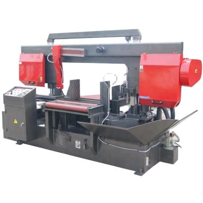 China GR400 machinery repair shops semi-automatic iron cutting band sawing machine for sale