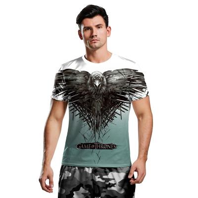 China Custom Anti Wrinkle Anti Wrinkle T-shirt DIY Digital 3d Sublimation 1pc Printing Men's T Shirt for sale