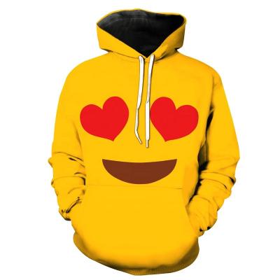 China 1pc Dropship Smiley Face Anti-pilling Anti-pilling Streetwear Men Hip Hop Sweatshirts Hoodies Fashion Long Sleeve Sweatshirts for sale