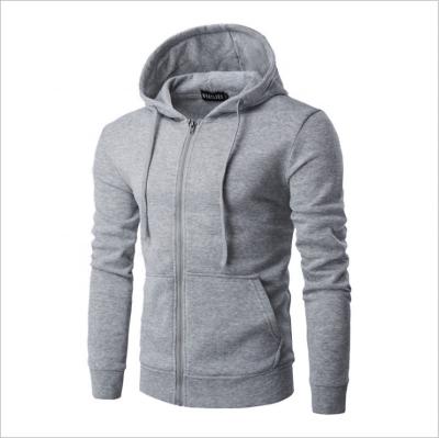 China Custom men's anti-shrink sherpa fleece anti-shrink hoodie, hot sale thick cotton fleece drawstring zipper hoodie for sale