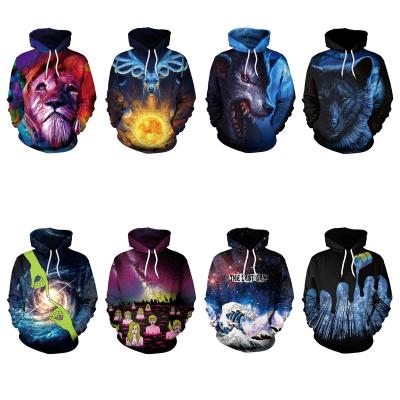 China Dropship 1pc OEM Men's Anti-Shrink Anti-Shrink Hoodie Set Sweatshirt Spandex Polyester Long Sleeve Printed Pullover Oversized Hoodies Black Wholesale for sale