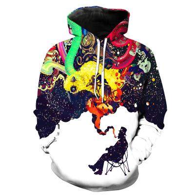 China Custom Pullover 3D Print Pullover Hoodies Fashion Style Custom Printed Sweatshirt Printing Long Sleeve Hoodie for sale