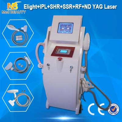 China Salon E-Light Ipl RF Hair Removal Machine / Elight Ipl Rf Nd Yag Laser Machine for sale