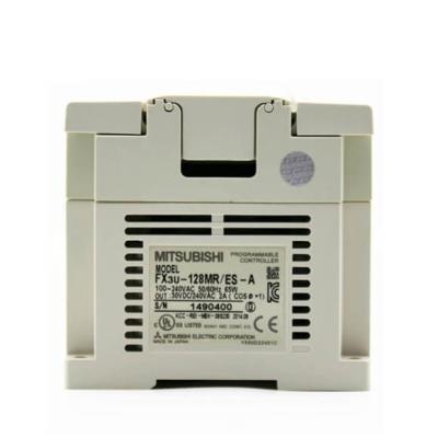 China 24 Points Mitsubishi PLC Module 100 - 240V FX3U-128MR/ES-A for sale