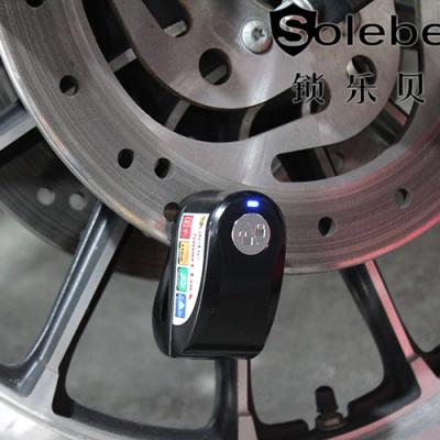 China Motorcycles Waterproof Brake Collars Electric Smart Phone Disc Motor Bike Bicycle Anti Theft Alarm Disc Lock Remote Control Motorbike for sale