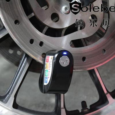 China Tamper Alarm OEM/ODM Smart Phone App Motorcycle Disc Padlock With Waterproof Anti Theft Siren E-Security Bike Lock for sale