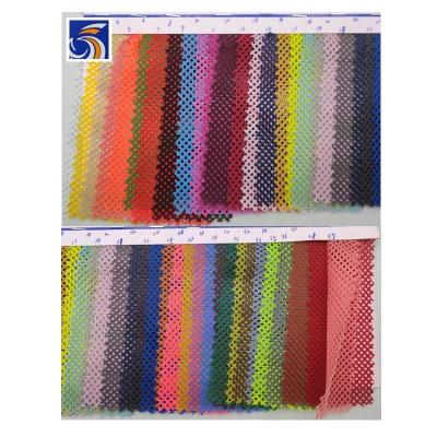 China Multicolor Anti Pill Polyester 100D Net Knitted Mesh Fabric For Sportswear / Underwear / Bag for sale