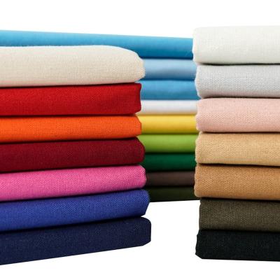 China Color Cotton Linen Fabric Tear-resistant 100% Cotton Fabric for sale