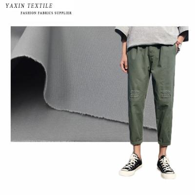 China Wholesale 100% Brushed Sueded 270GSM 32*12 A1087 Woven Cotton Twill Fabric For Pants for sale