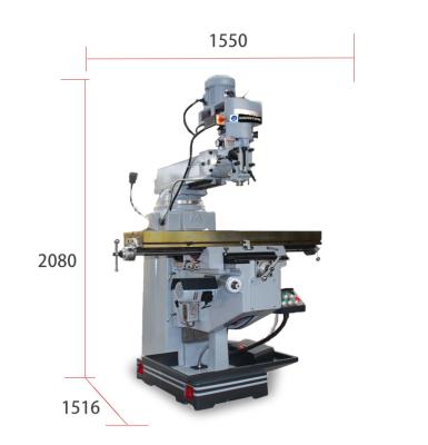 China Machinery Repair Shops New Style Turret Universal Milling Machine 4H for sale