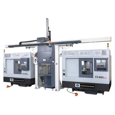 China Bed Slope CNC Center Slope Home Type Twin Axis Home Use Turning And Milling Lathe TS40 for sale