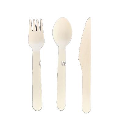 China Modern Disposable Wooden Cutlery Knife, Fork, Spoon, Wooden Cake, Dessert Spoon for sale