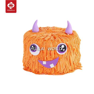 China Feather + Yarn Halloween Birthday Cake Insert Card for sale