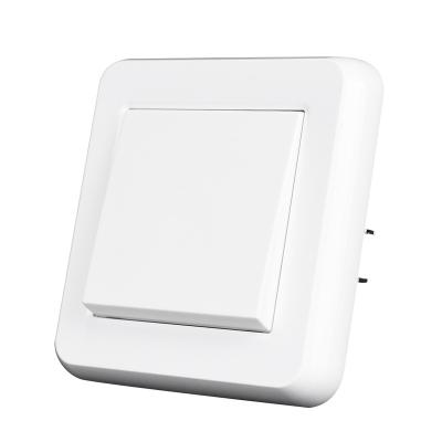 China With 1.4mm Iron Plate / With Mounting Claw SRAN F110-31 PC White Panel EU Standard 1Gang 3Way Breakout Switch For Staircase for sale