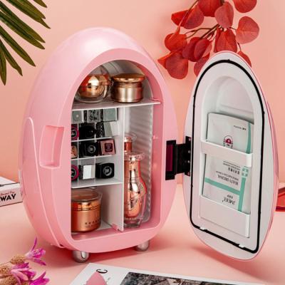 China Hotel Refrigerators Small Compact Portable Cosmetic Fridge Beauty Mini Skincare Fridge Refrigeration Equipment for sale