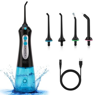 China Outdoor Portable Dental Water Flosser Wireless Electric Water Flosser Teeth Cleaning Oral Irrigation Water Flosser for sale