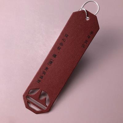 China Recyled Factory Design Garment Customized Logo Garment Label Hanging Labels Product Hang Tags For Clothing for sale